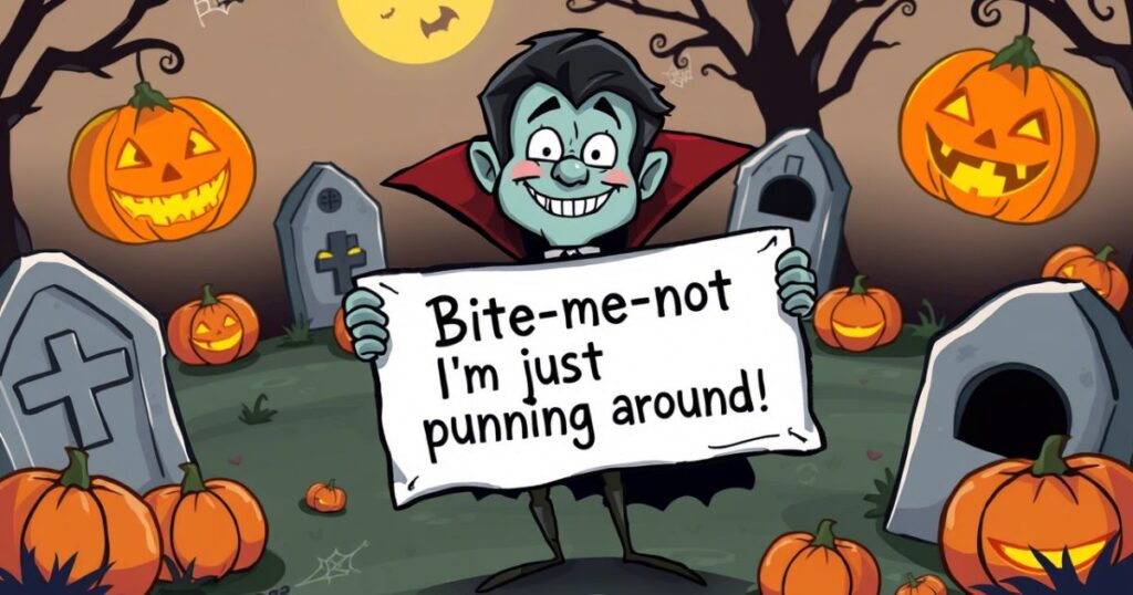 Clever vampire puns for your Halloween costume
